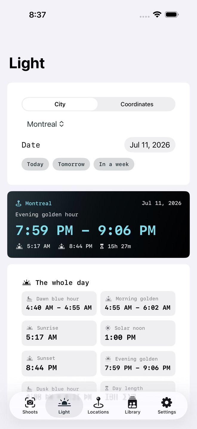 ShotList: Shoot Planner screenshot 3