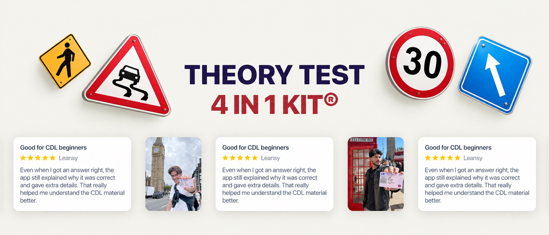 Driving Theory Test Kit UKDL® product page header