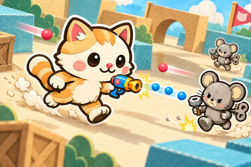 peow! peow!: Cat Shooter App Store search result