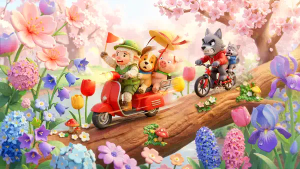 Enjoying the Spring Outing