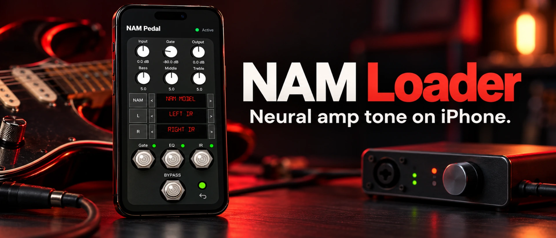 NAM Loader Pedal: AUv3 Plugin App Store product page header