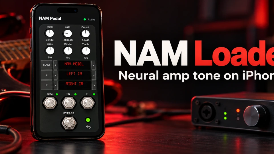 NAM Loader Pedal: AUv3 Plugin App Store product page header