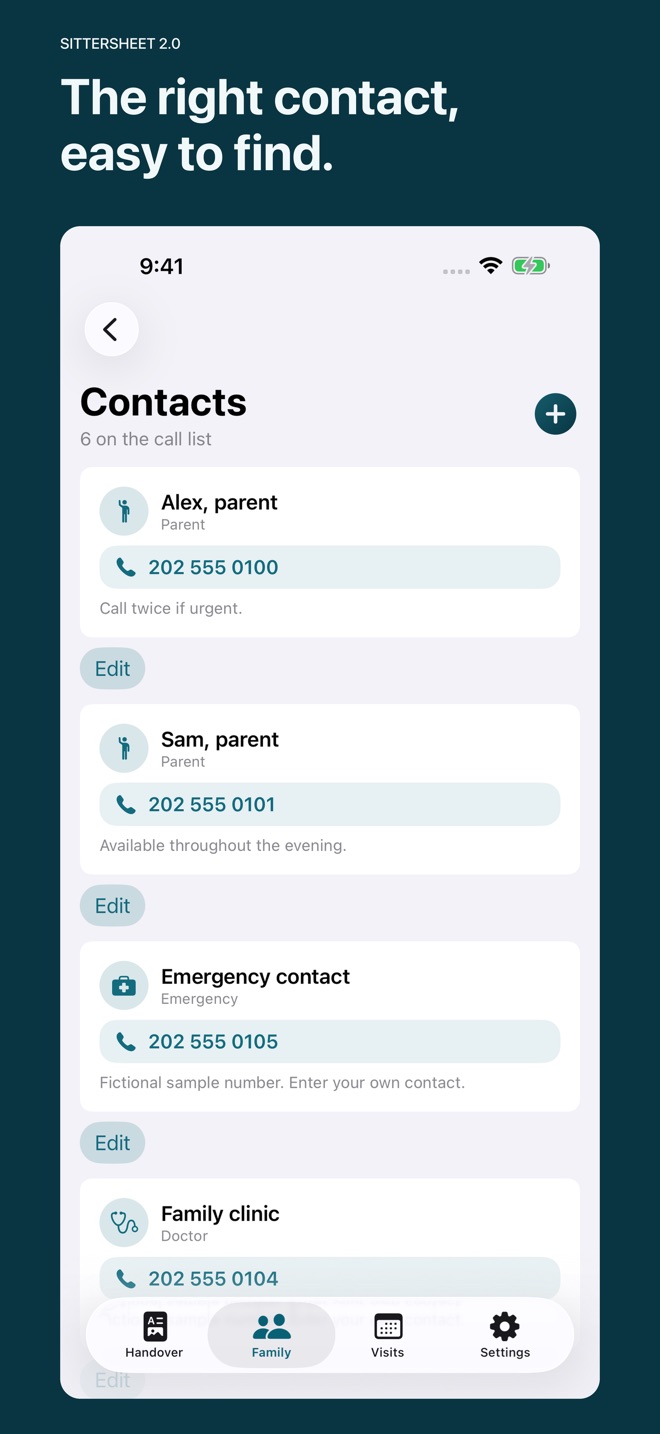 SitterSheet: Babysitter Notes screenshot 7