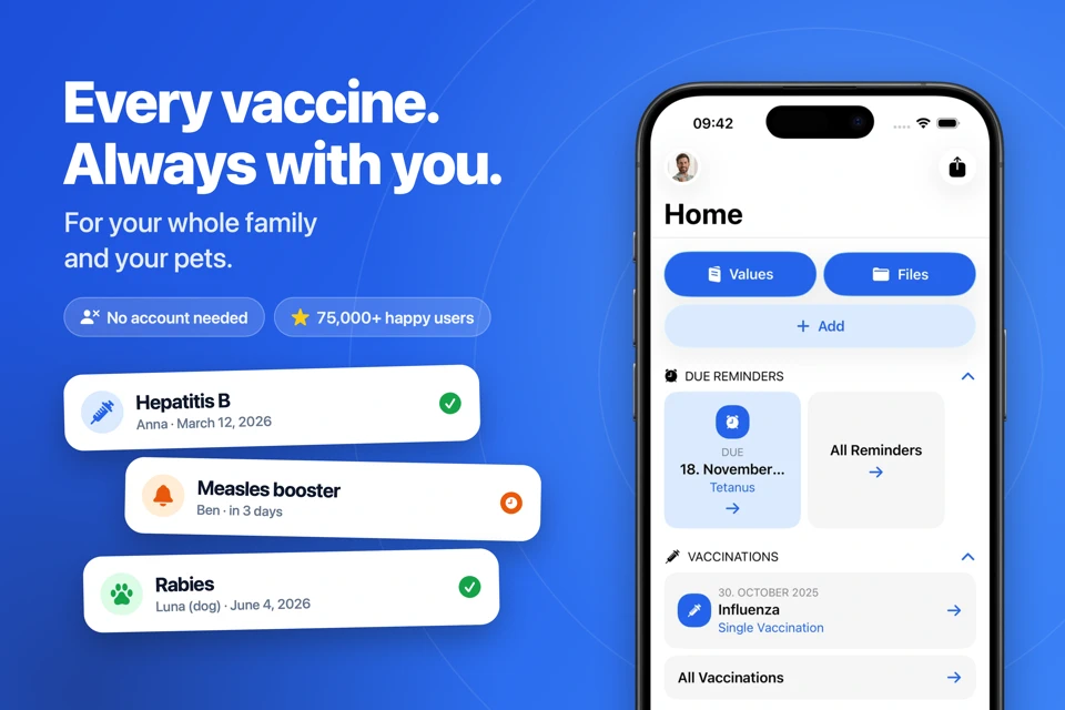Vaccy: Immunization Record App Store search result