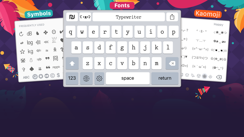 Keyboard Fonts Symbols Fest! Major Update