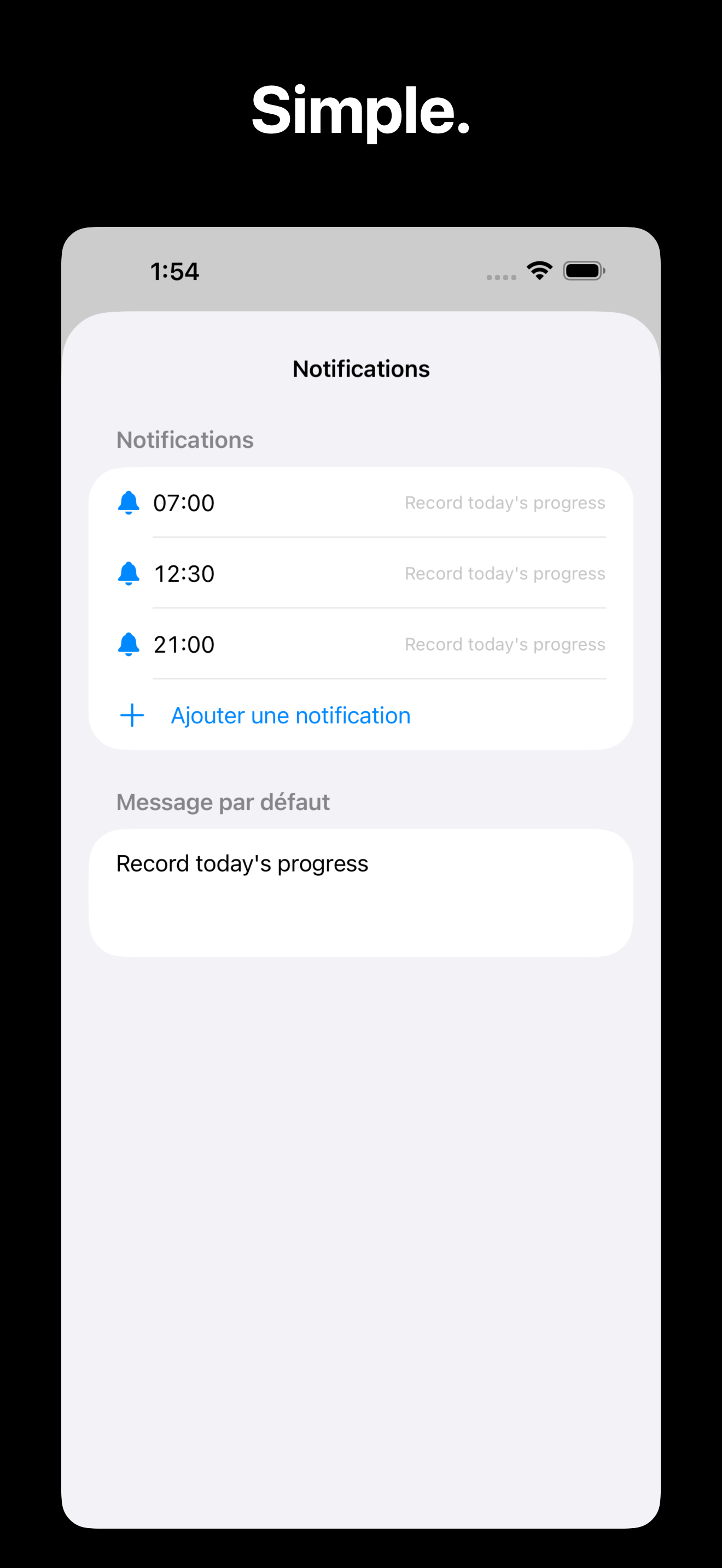 KeepGoing - Habit Tracker iOS screenshot 4 showing app interface