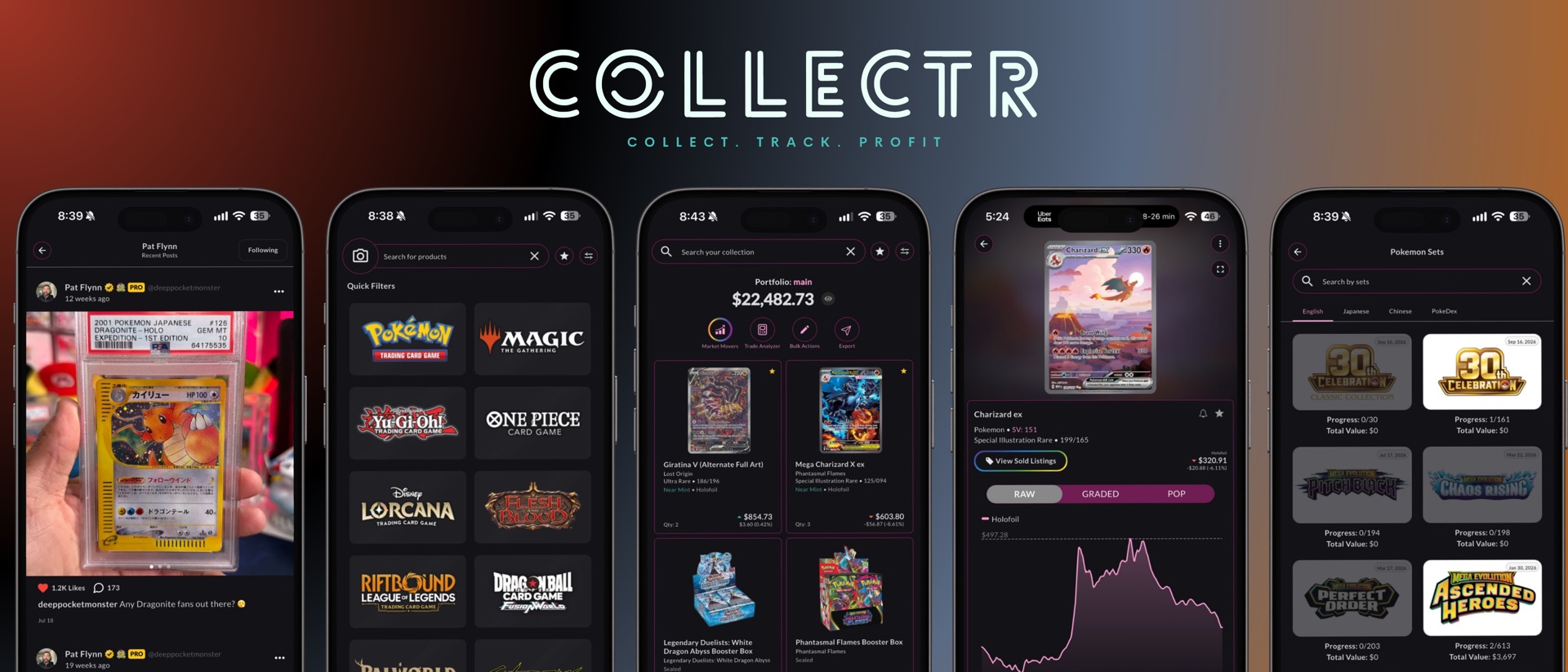 Collectr - TCG Collector App product page header