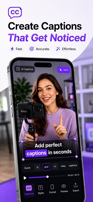 AI Captions: Subtitle Maker screenshot 1