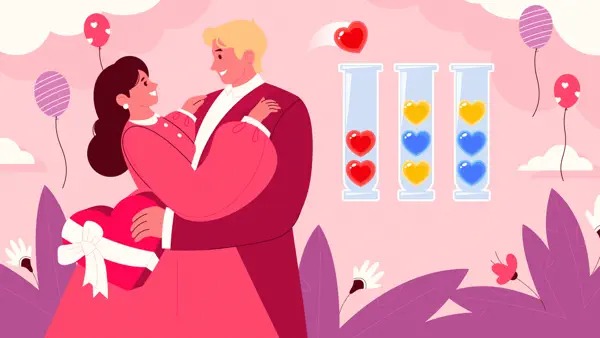 Sort & Match Valentine Magic