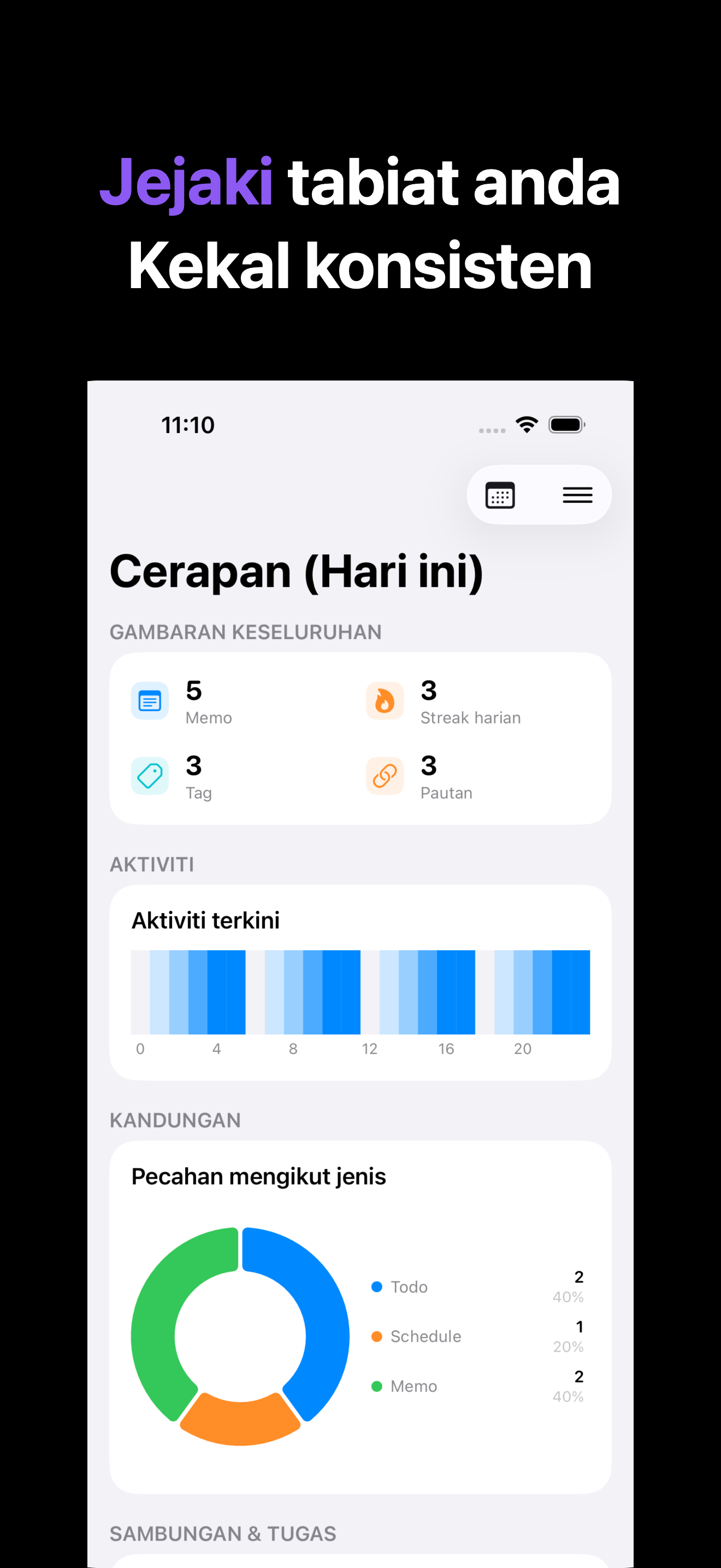 Notone - シンプルなメモAI Agent iOS screenshot 5 showing app interface