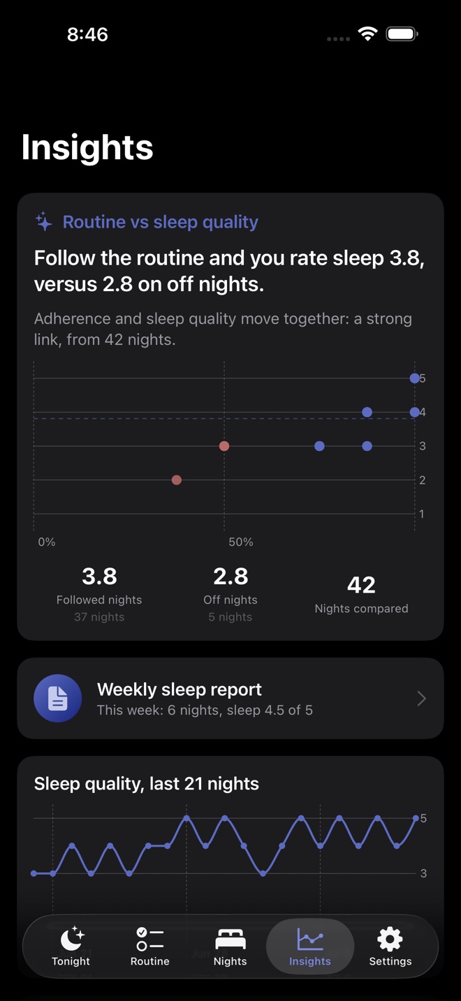 WindDown Bedtime Ritual screenshot 3