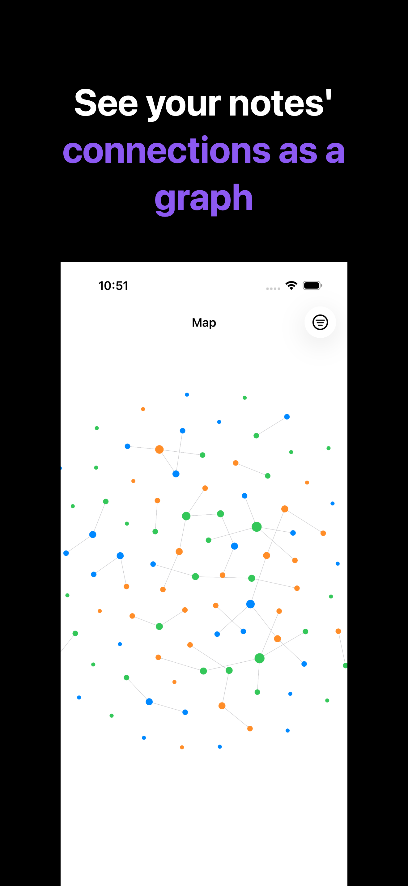 Notone - シンプルなメモAI Agent iOS screenshot 3 showing app interface