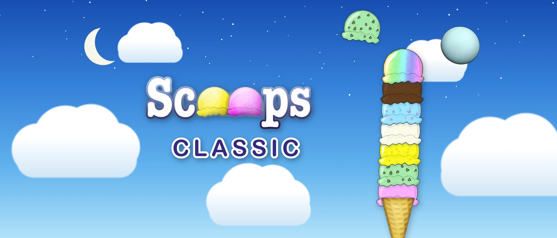 Scoops Classic product page header