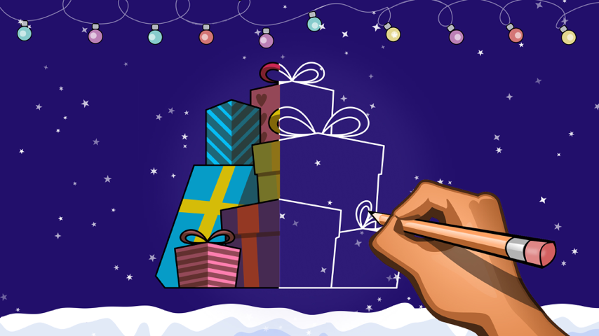 How to Draw Christmas Gifts Major Update