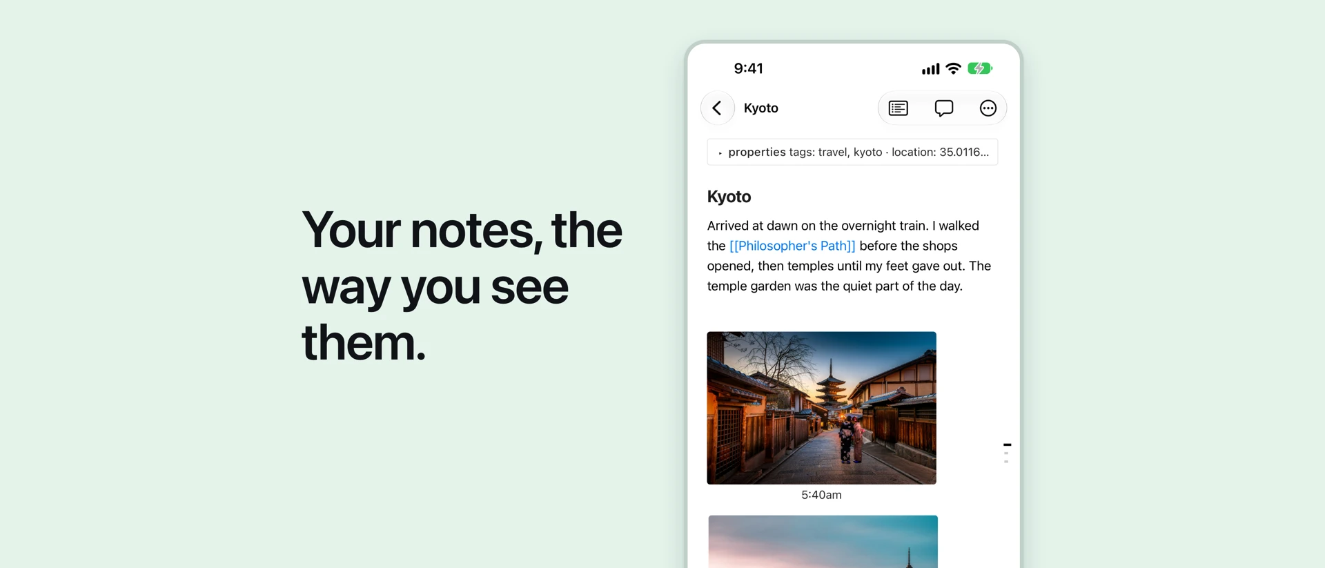 Wander: Markdown Editor product page header