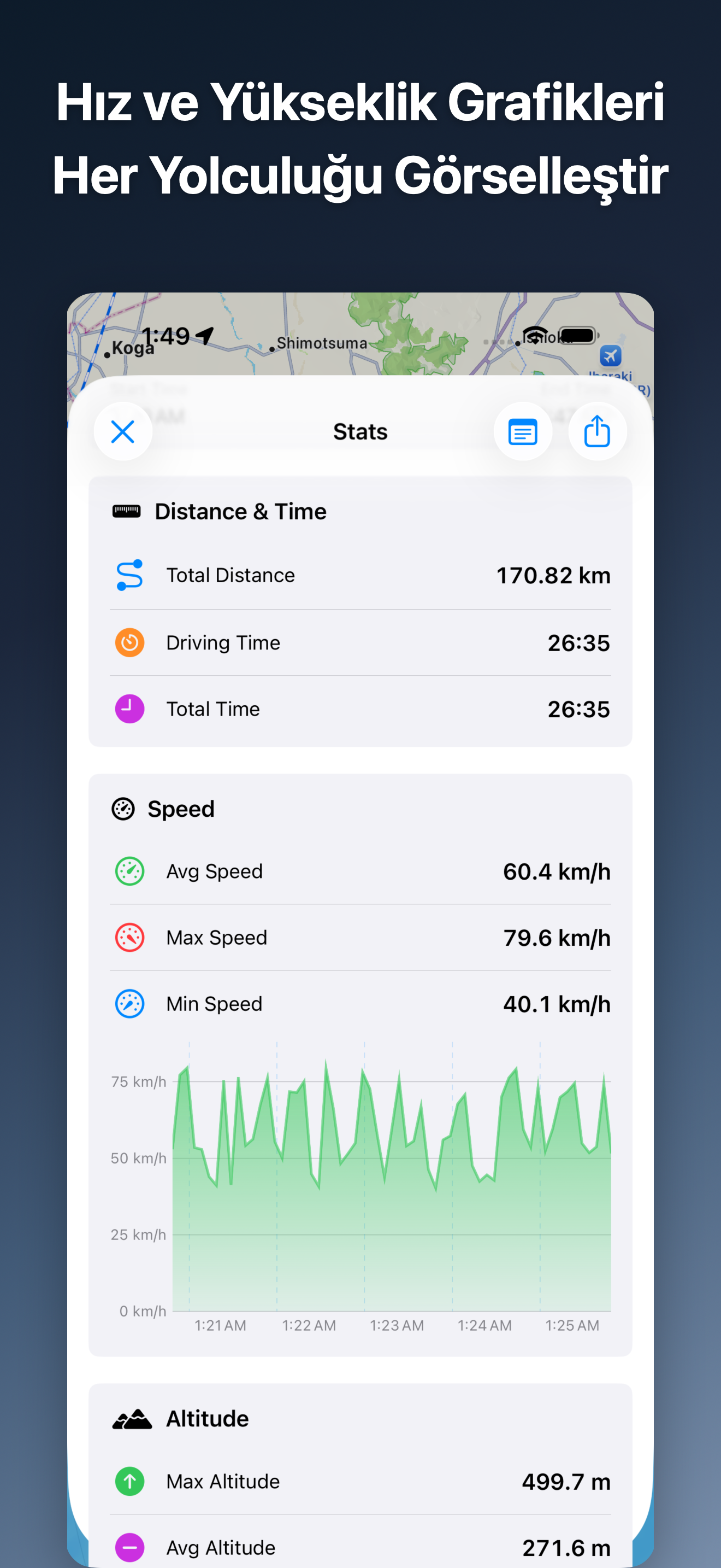 DriveTracker - Driving Log iOS screenshot 4 showing app interface