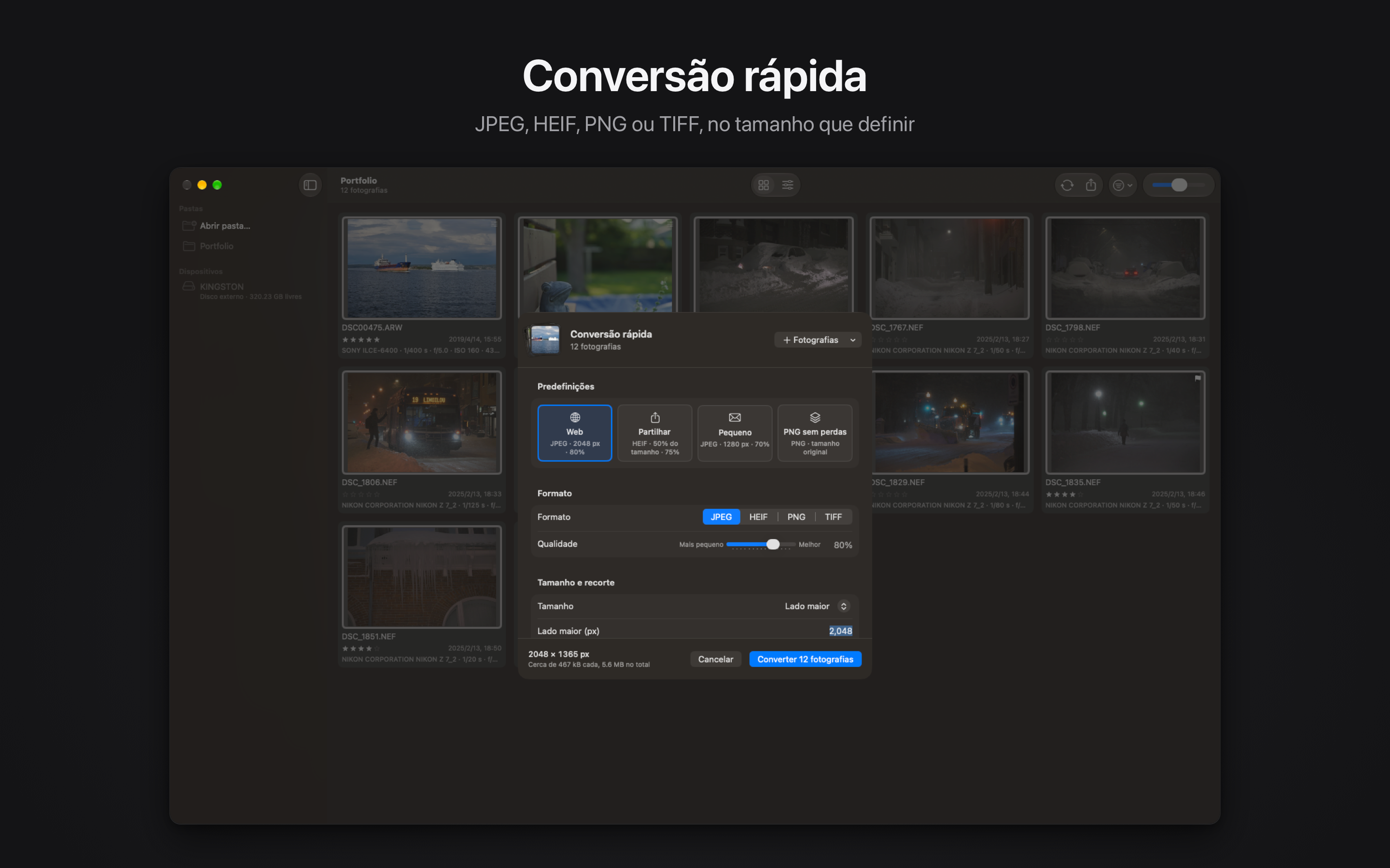 Rawed: RAW Photo Editor macOS screenshot 5 showing app interface
