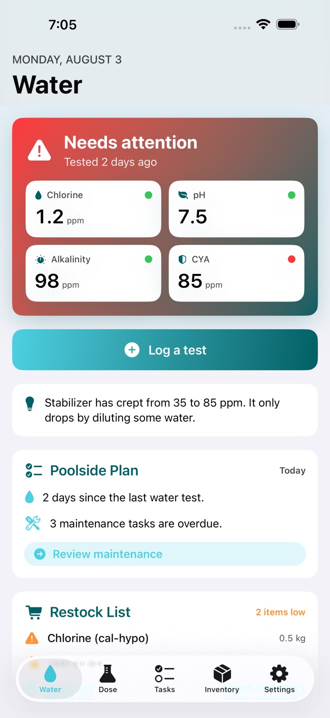 ClearPool: Pool Care screenshot 6