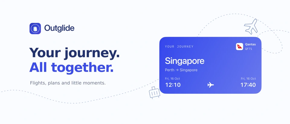Outglide: Flight Tracker App Store product page header