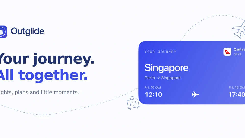 Outglide: Flight Tracker App Store product page header