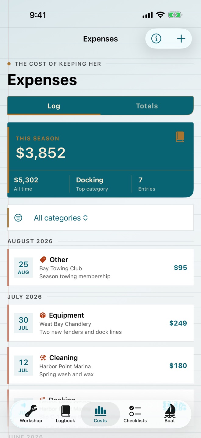 HullBook: Boat Maintenance Log screenshot 4