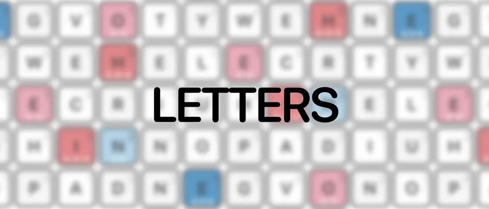 Letters - daily word game