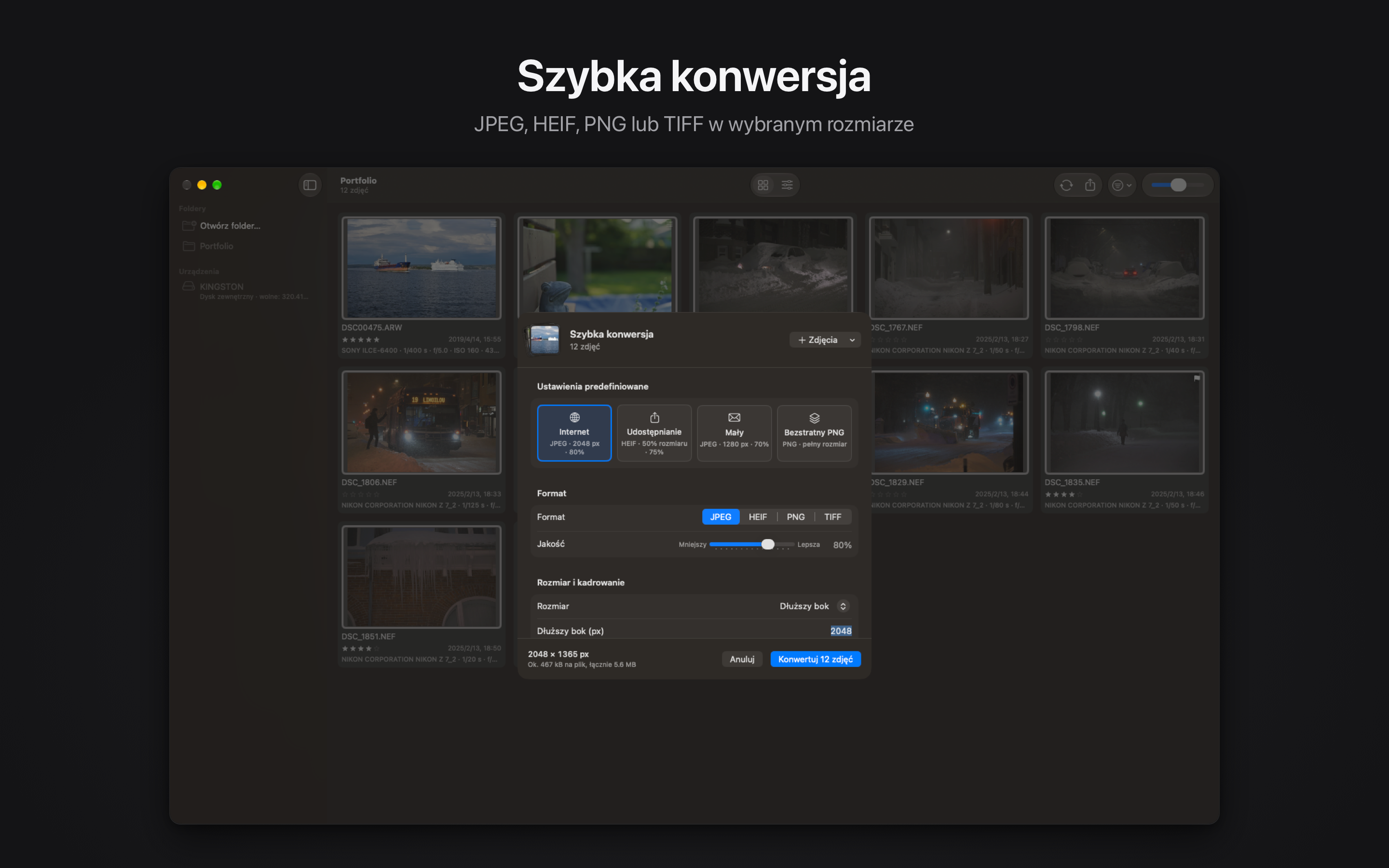 Rawed: RAW Photo Editor macOS screenshot 5 showing app interface