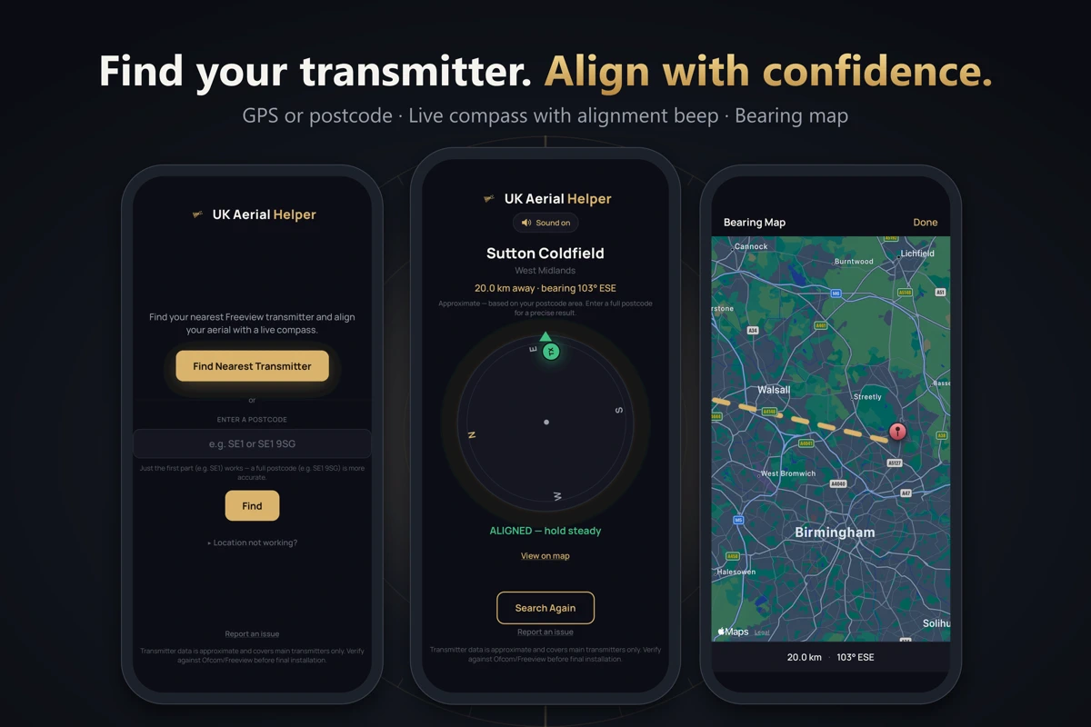 UK Aerial Helper search result