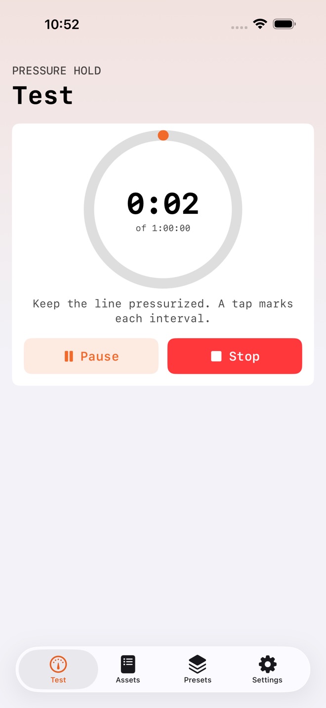 SealProof: Essai pression capture d’écran 2