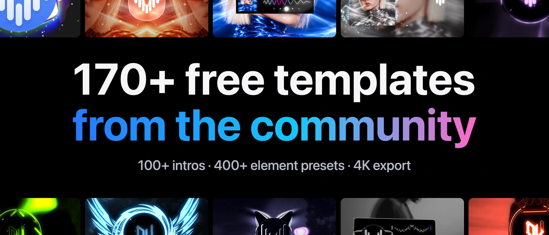 Vizo - Music Visualizer product page header