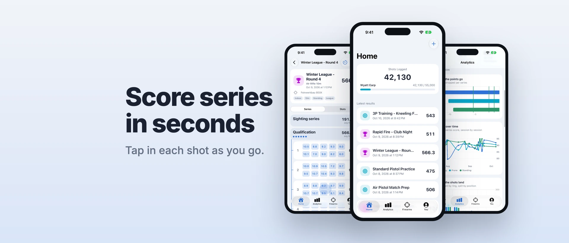 Shotlog: Shooting Logbook product page header