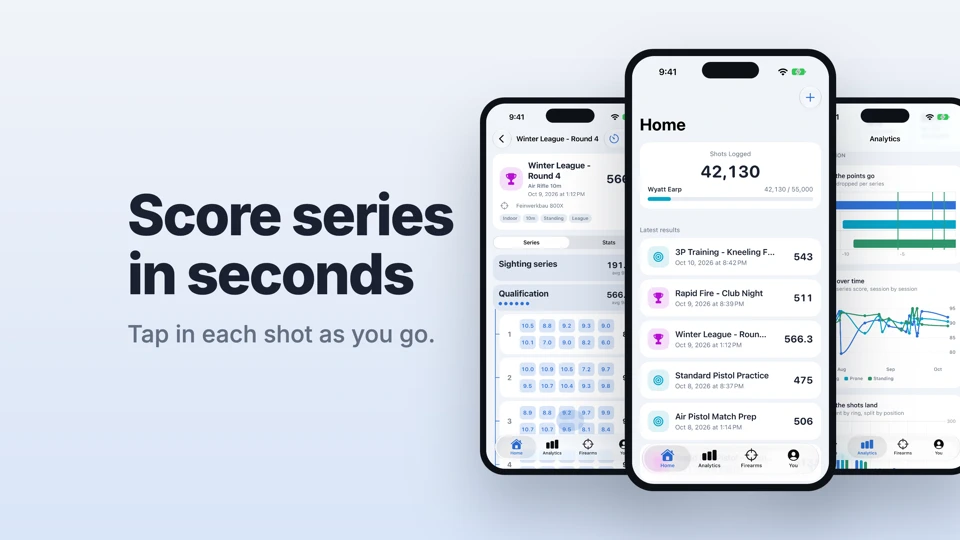 Shotlog: Shooting Logbook App Store product page header