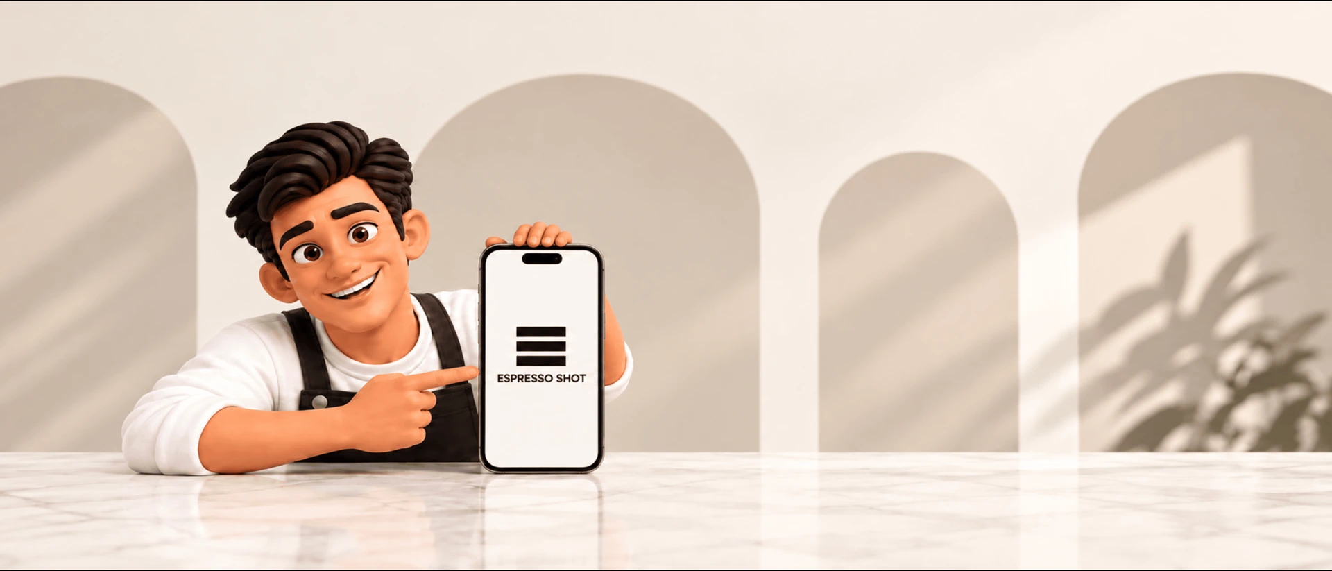 Espresso Shot product page header
