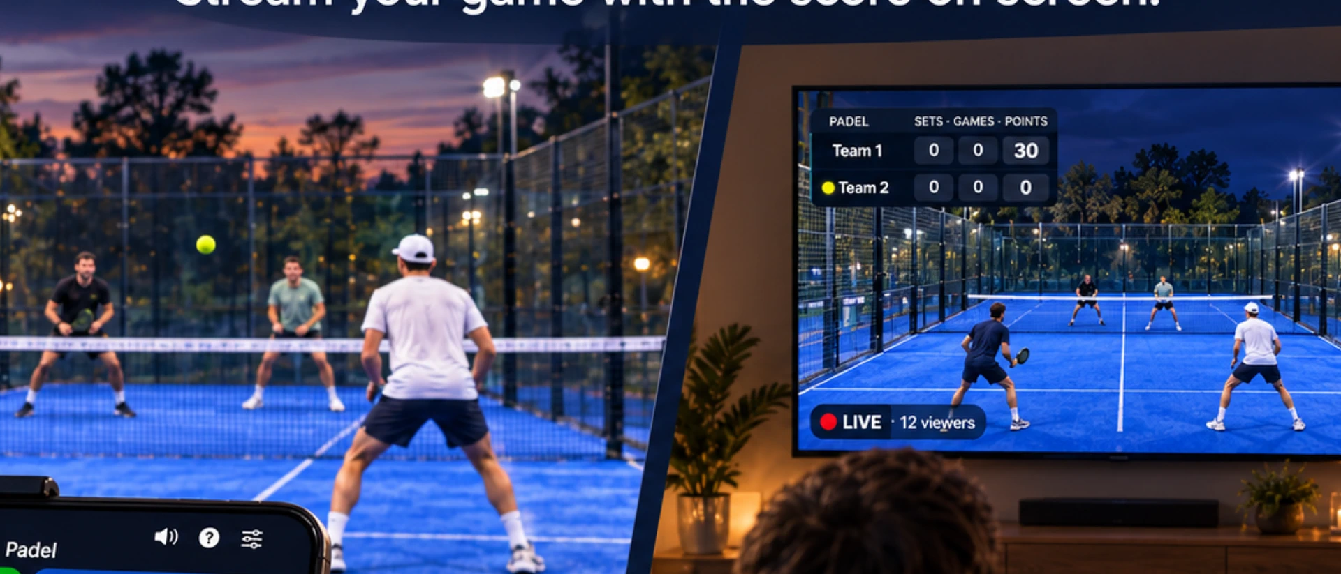 Marcador Tenis Padel Fútbol product page header
