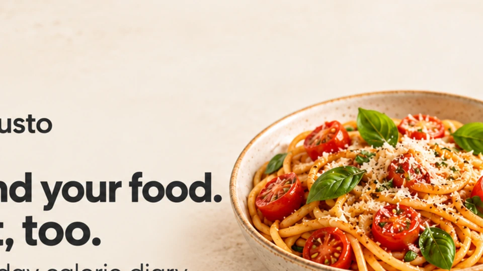AVGusto: AI Calorie Counter App Store product page header