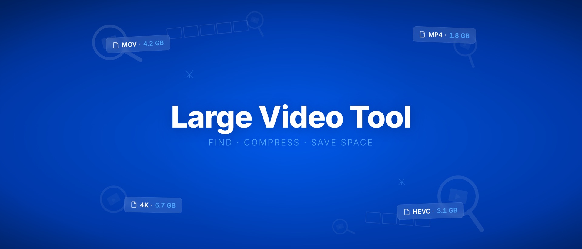 Large Video Tool product page header