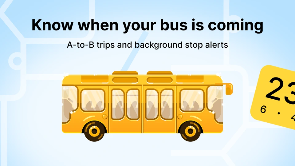 Bustime: Bus Times & Routes App Store product page header