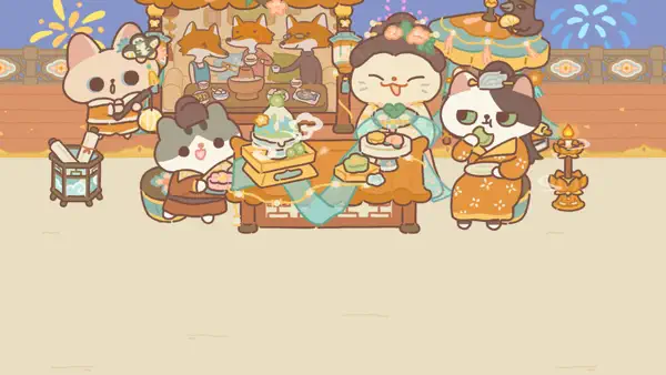 Boom! Feast begins with song.