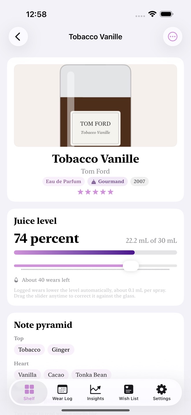 ScentShelf: Fragrances screenshot 2