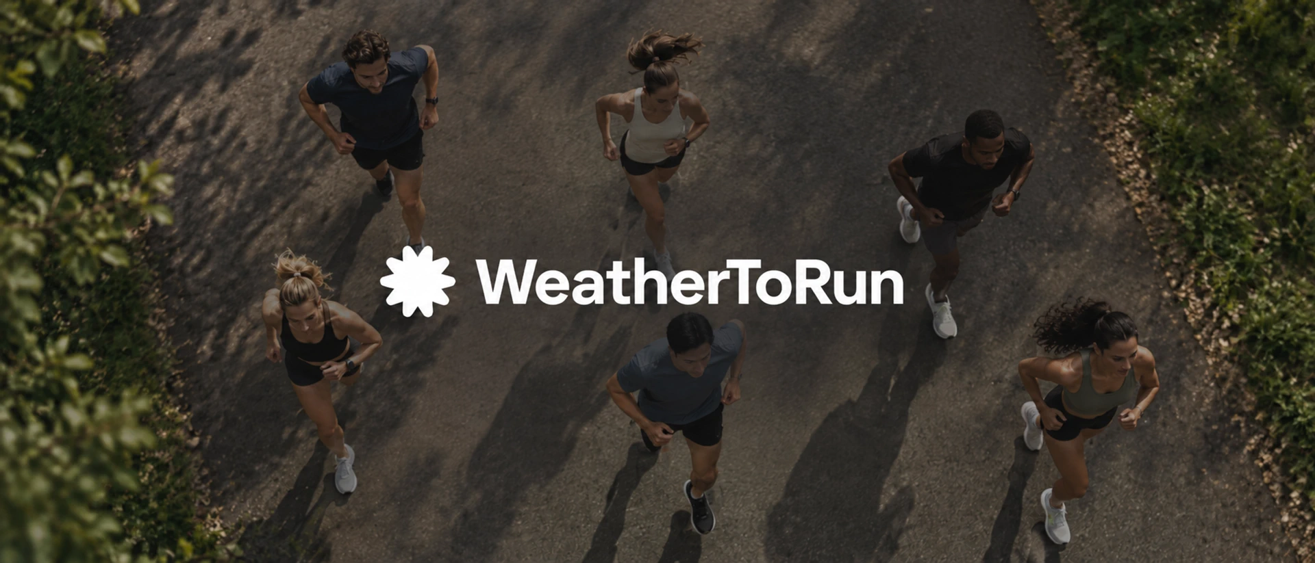 WeatherToRun: Running Weather product page header