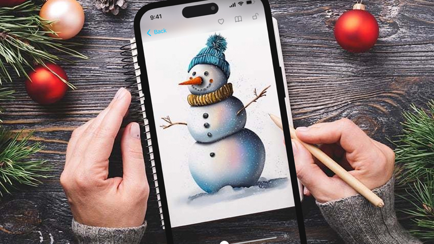 AR Drawing: Xmas Art Cards Special Event