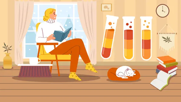 Water Sort: Cozy Cabin Moments