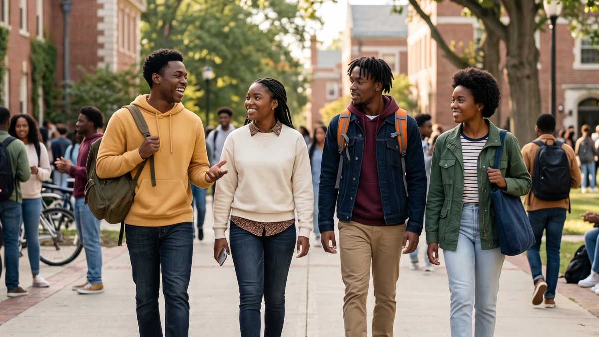 BLK: Black Singles Dating App search result, In-app event: Back to Campus Connections