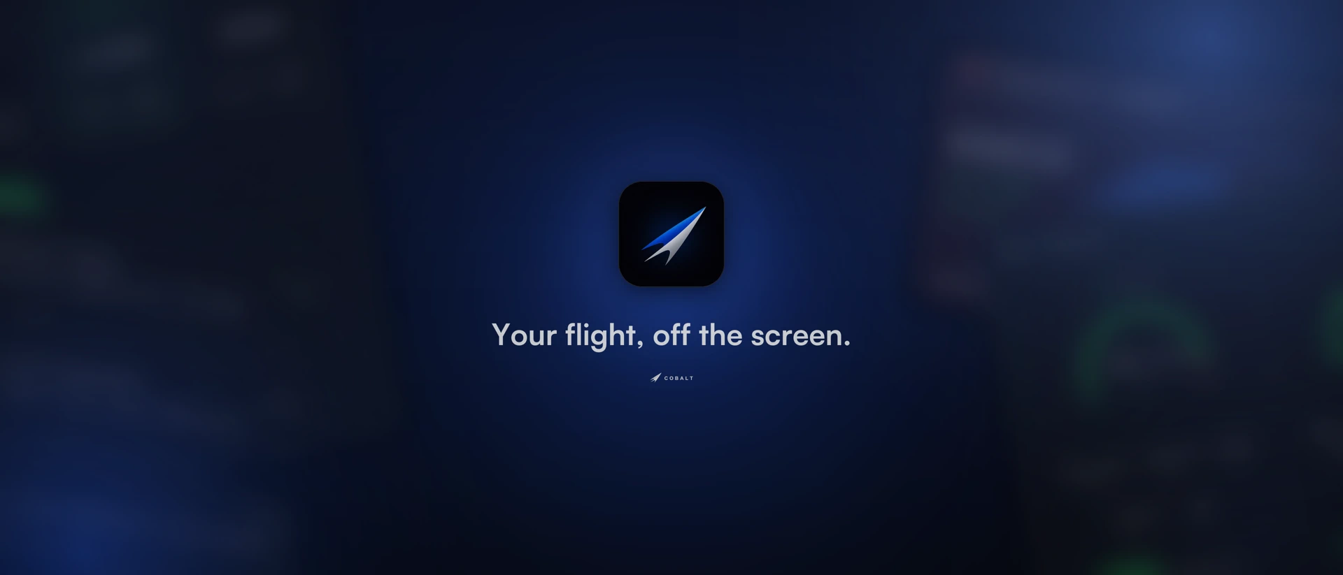 Cobalt: Flight Sim Companion product page header