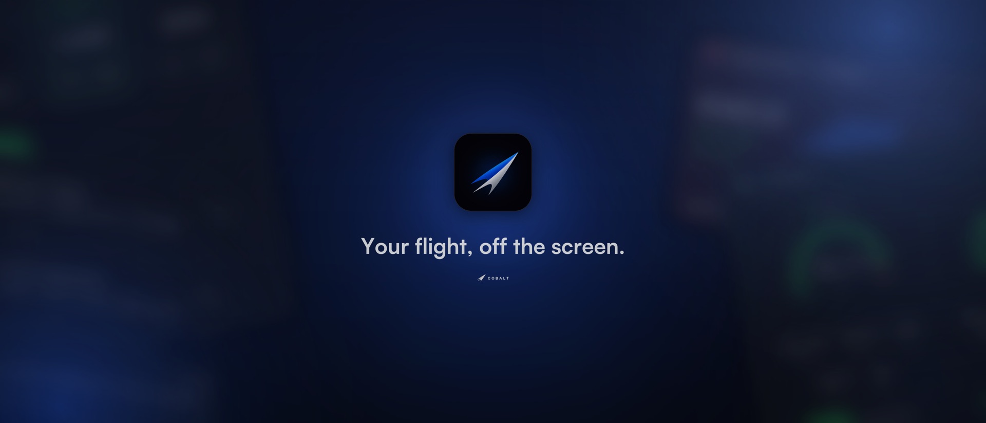 Cobalt: Flight Sim Companion product page header