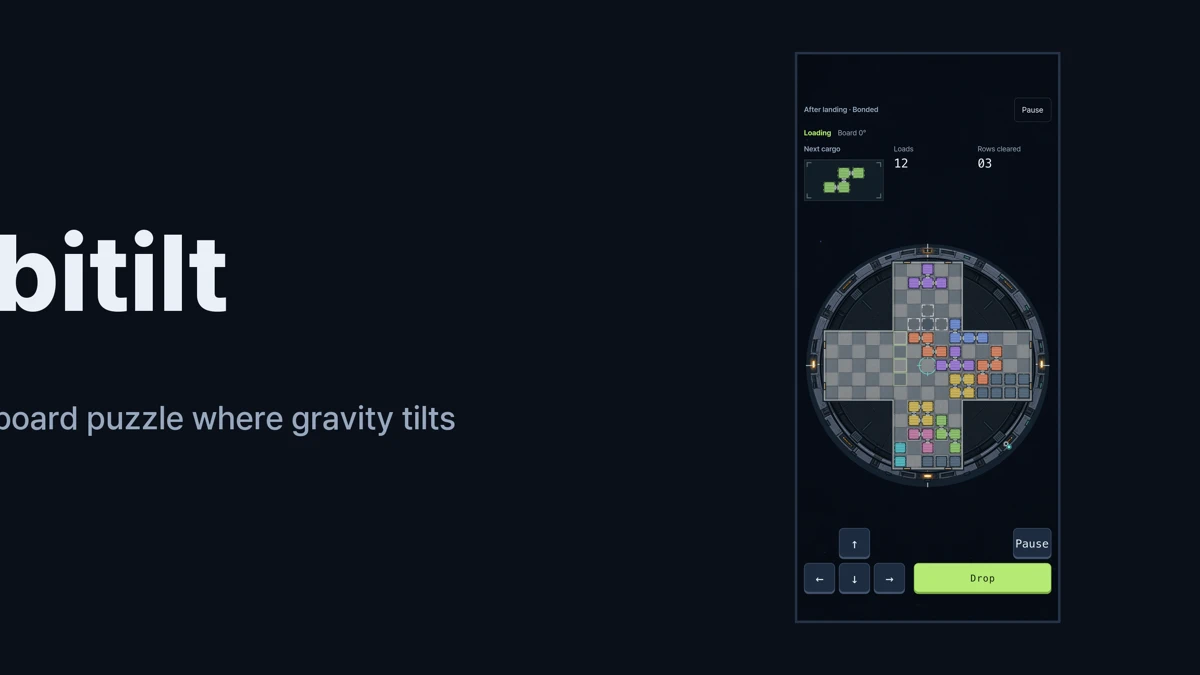 Orbitilt App Store product page header