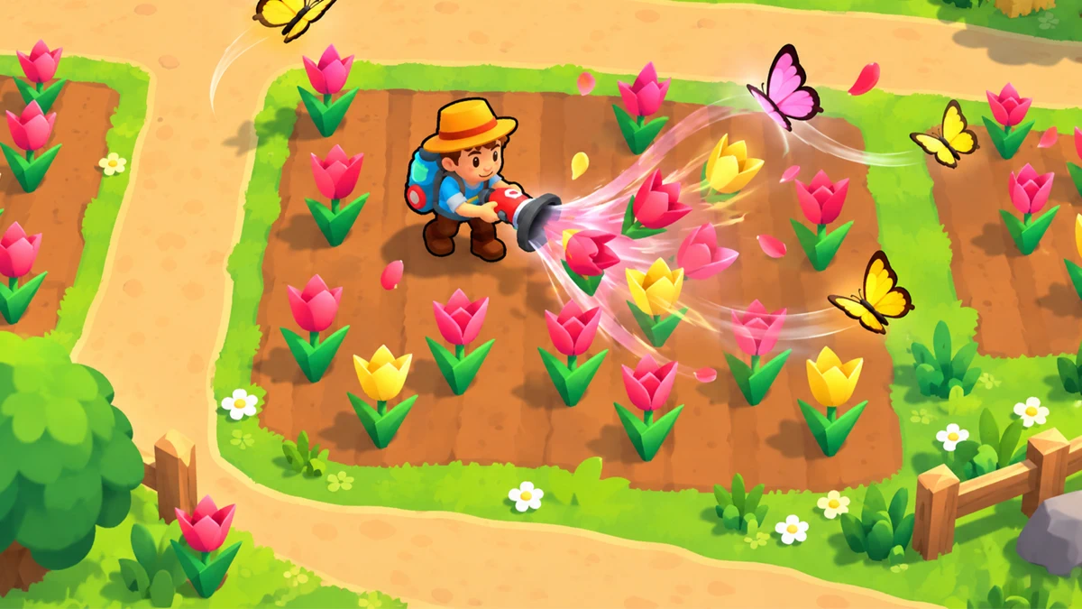 Farm Life: Harvest Tycoon search result, In-app event: Flower & Butterfly Harvest!