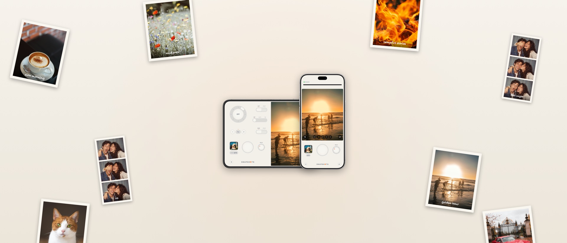 Snapshots: Instant Film Camera product page header