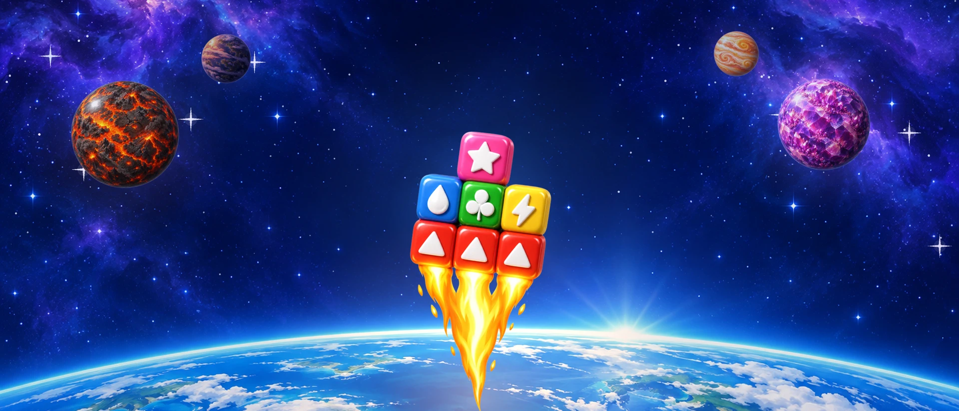 Starlift: Falling Block Puzzle product page header