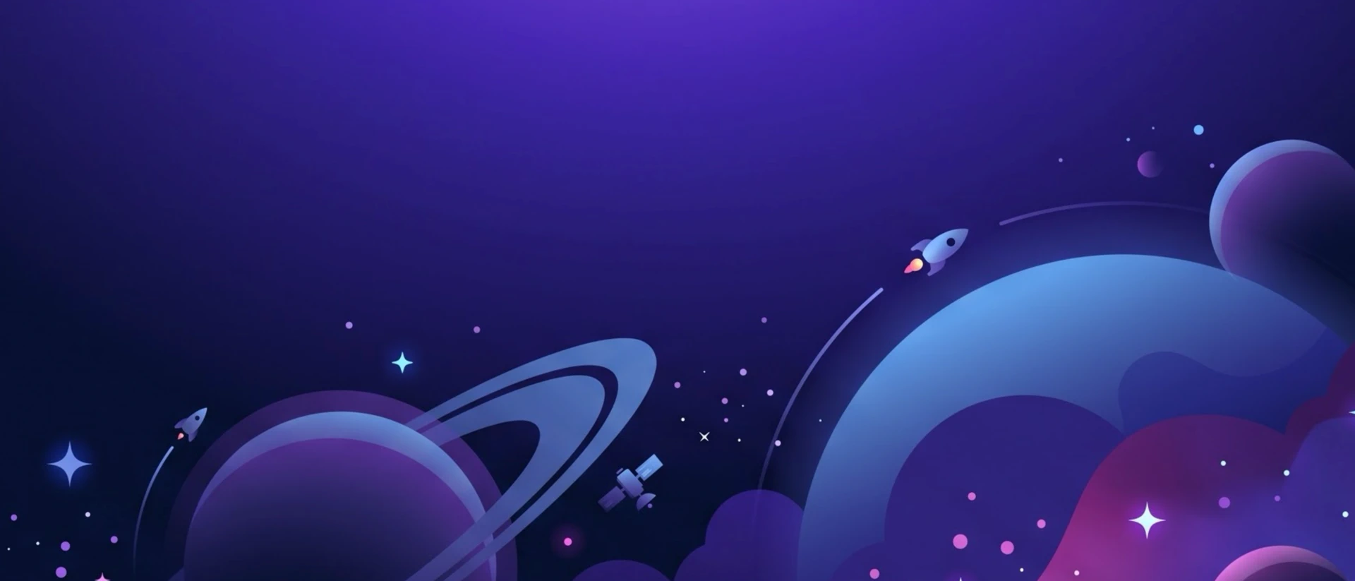 Saturn: RSS Reader product page header